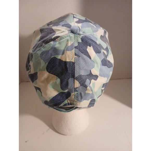 August Hat Company Blue Camo Adjustable Hat H6 - Picture 3 of 7